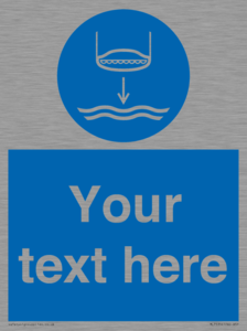 Custom Lower lifeboat to the water in launch sequence